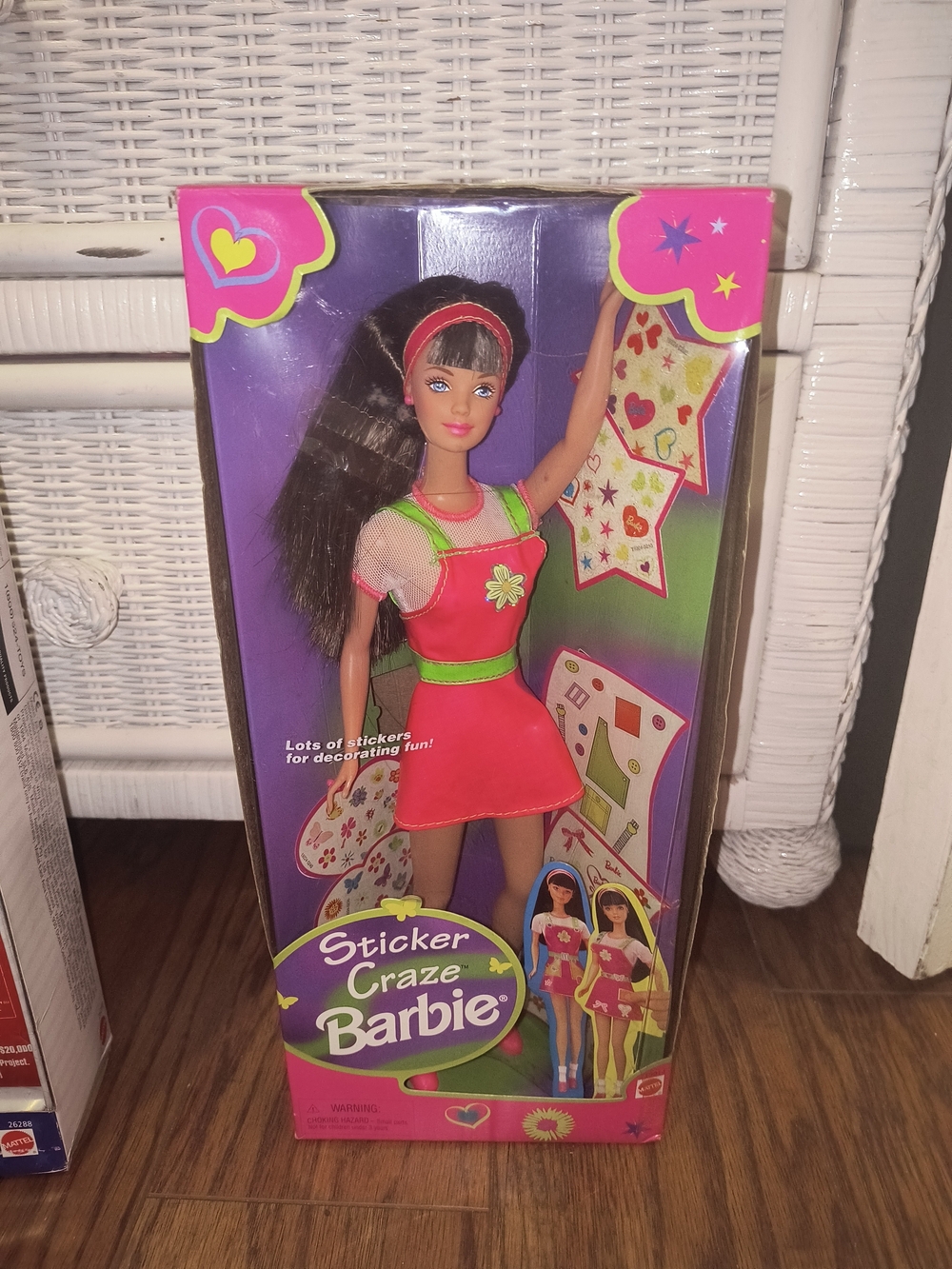 Barbie Pink & Green Sticker Craze Doll